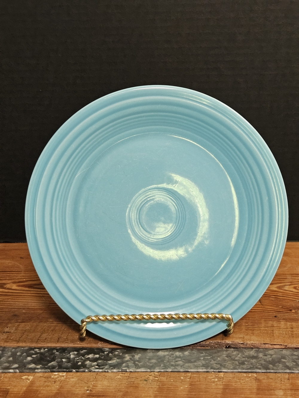 Fiestaware Aqua Blue Ceramic Dinner Plate - Home Dining